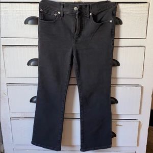 Madewell Black Flare Jeans
